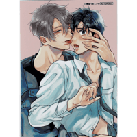 晴屋うまこ　『エッチなことおしえてください』Daria展　ブロマイド　【BLグッズ】