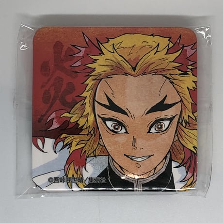 煉獄杏寿郎 原画コレクション スクエア缶バッジ  A  B コンプリート 鬼滅 煉獄杏寿郎 原画コレクション スクエア缶バッジ A B
