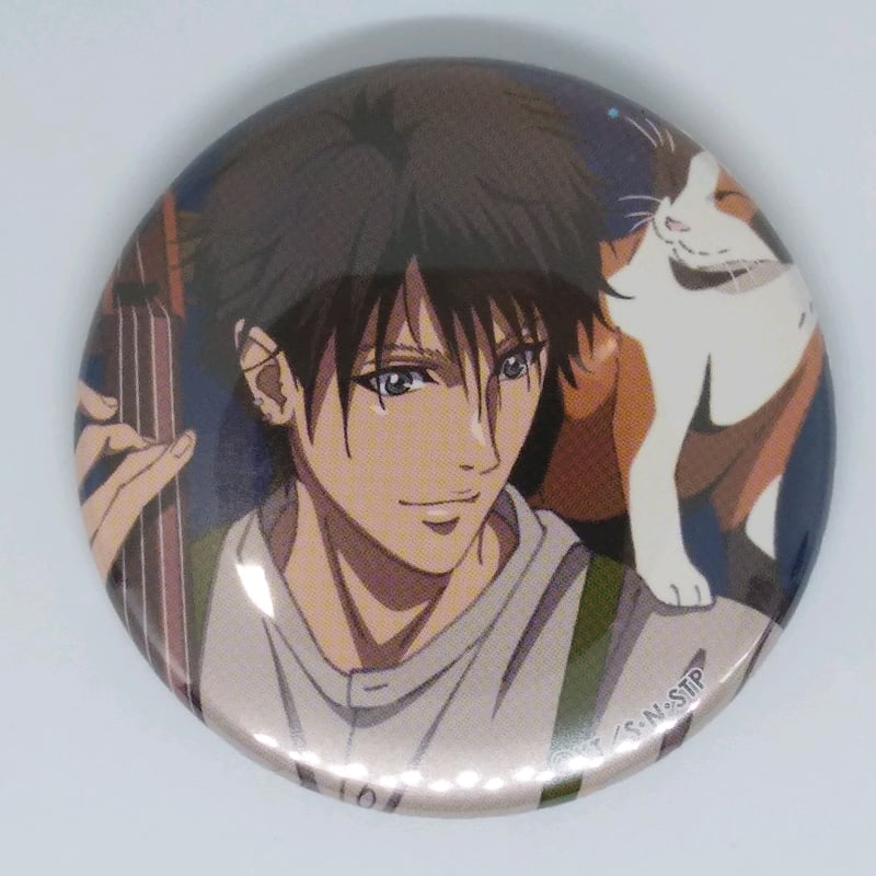 テニプリ 不二周助 缶バッジ くつコレ テニスの王子様 テニプリ 不二周助 くつろぎコレクション缶バッジ 2個