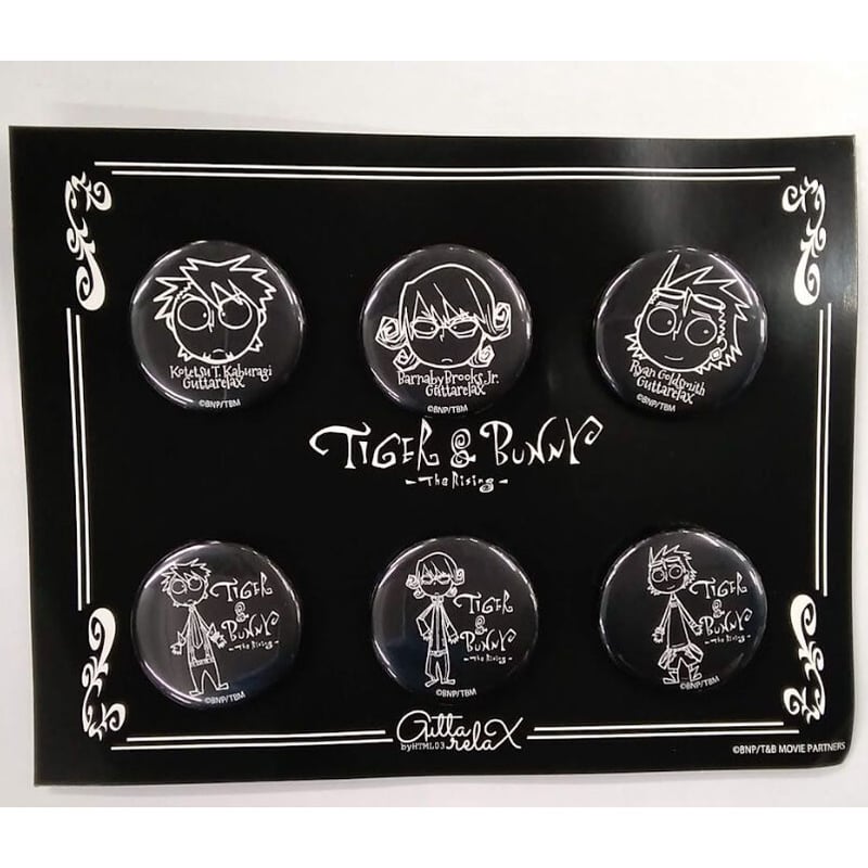 TIGER&BUNNY guttarelax 缶バッジセット | K-BOOKS 池袋 2次元
