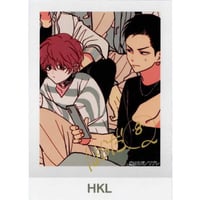 「はらだ個展 東京ハッピークソライフサード」　チェキ風 カード【BLグッズ】