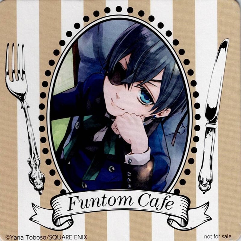 枢やな『黒執事』 ファントムカフェ コースター シエル | K-BOOKS 池袋