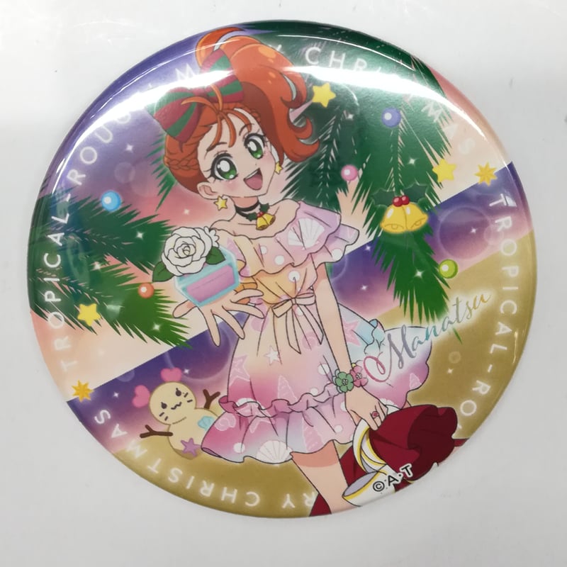 プリキュア 夏海まなつ キュアサマー 缶バッジ クリスマス トロピカル～ジュプリキュア 夏海まなつ(アップ) 缶バッジ | K
