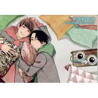 かきのたね 『双子と先生』 J庭55 ハート 缶バッジ 【BLグッズ】 | K