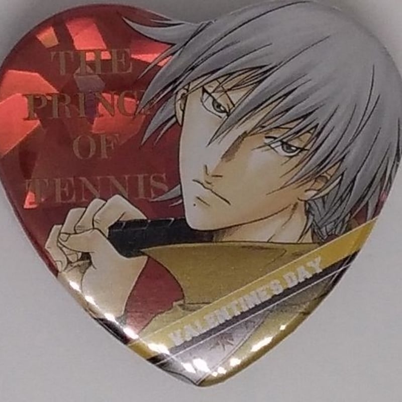 テニスの王子様 仁王 雅治 チョコ＆部分ホロ缶バッジ | K-BOOKS 池袋