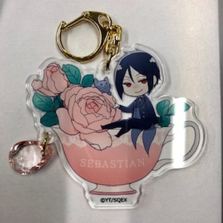 黒執事 宝石缶バッジ 瓶詰め アクリルキーホルダー STORES 黒執事の