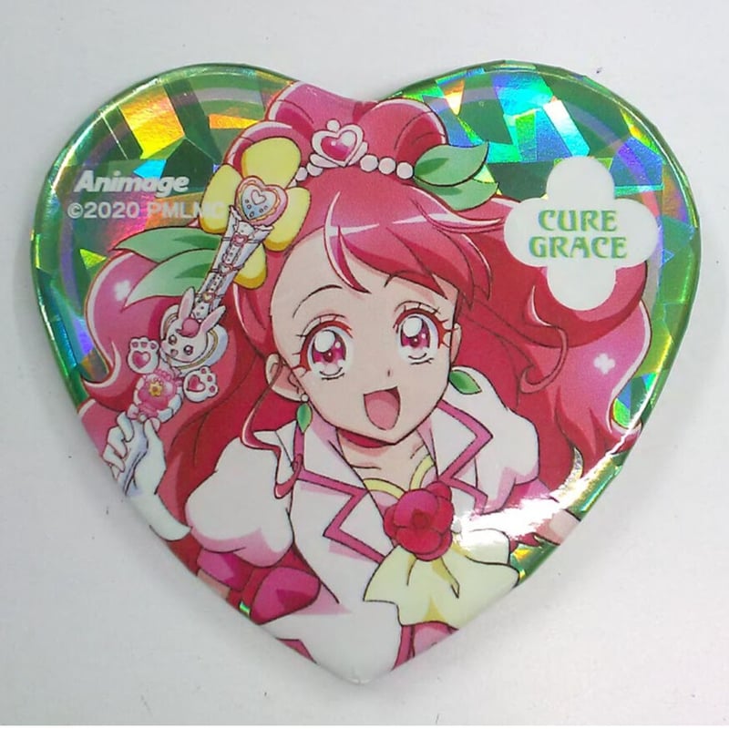 プリキュア キュアグレース 缶バッジ アニメージュ 花寺のどか