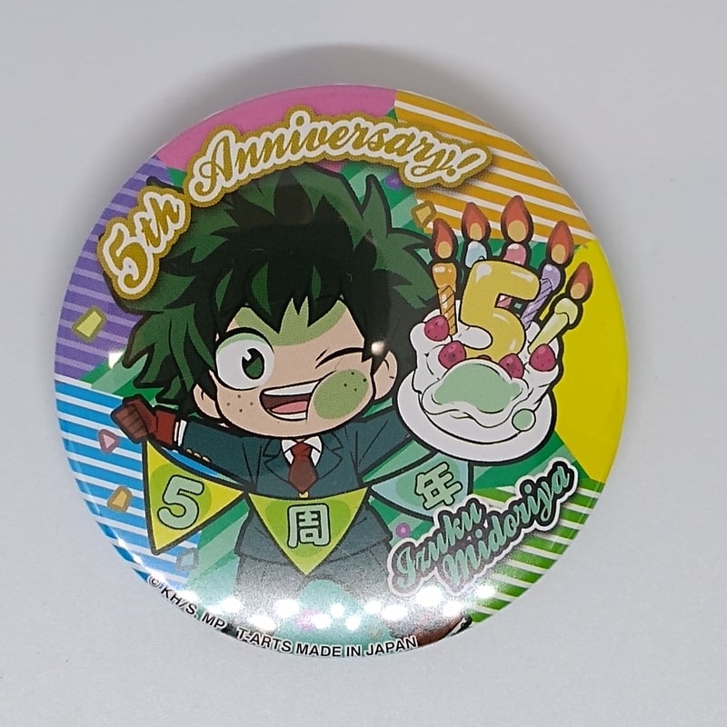 僕のヒーローアカデミア 緑谷 出久 ぴた!でふぉめ 5th Anniversary 缶 