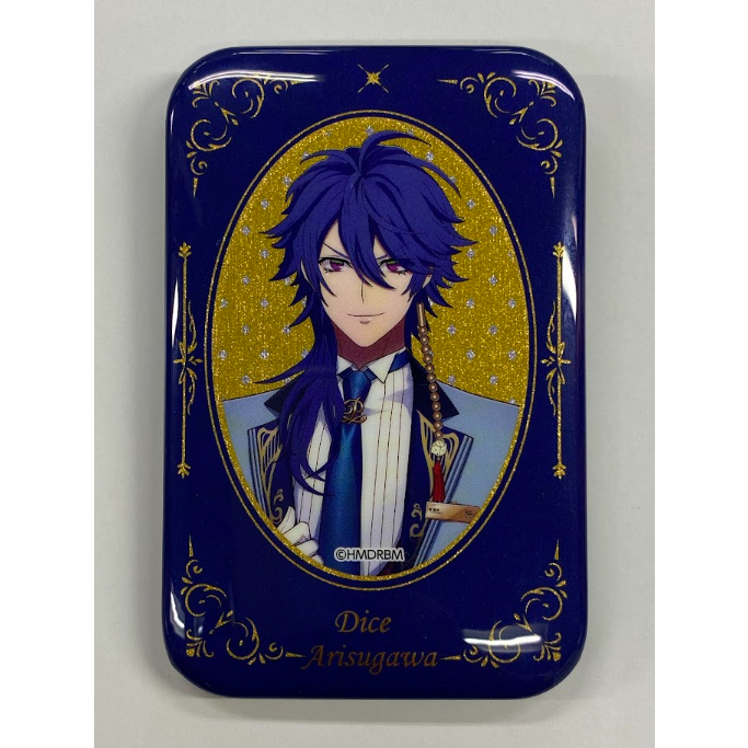 ヒプノシスマイク 有栖川帝統 ホテルコラボ 四角缶バッジコレクション