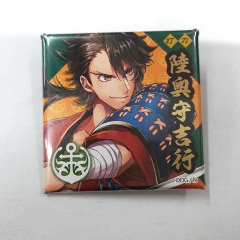 刀剣乱舞 陸奥守吉行 スクエア缶バッジ | K-BOOKS 池袋 2次元グッズ通販