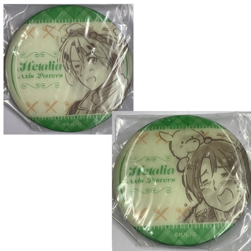 ヘタリア　美食家だらけだよっ！　チェンジング缶バッジ　スペイン ヘタリア Axis Powers』 『美食家だらけだよっ！』 イタリア