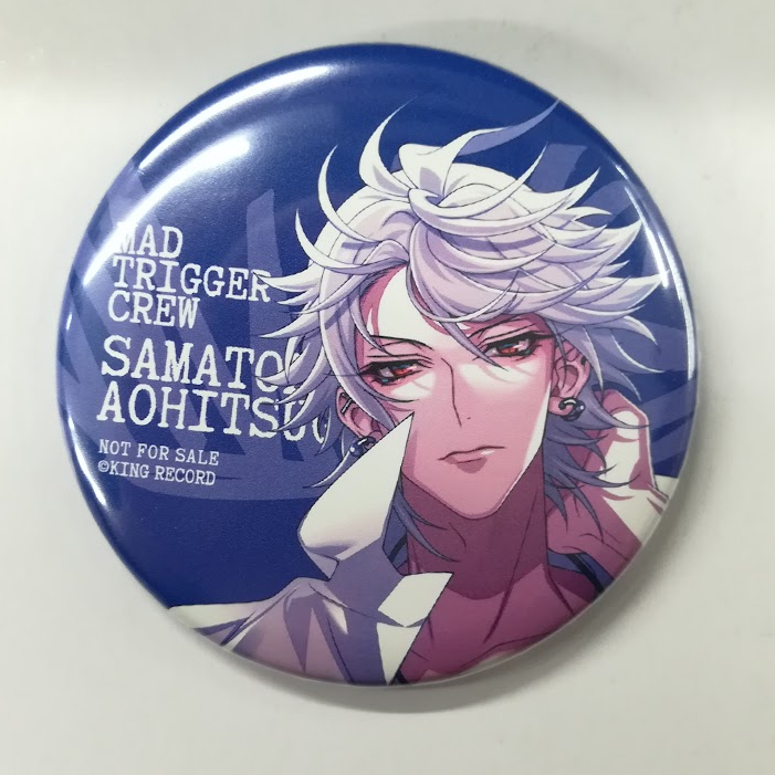 ヒプマイ　碧棺左馬刻　CD　缶バッジ ヒプノシスマイク 碧棺左馬刻 アルバム『.MAD TRIGGER CREW』購入特典