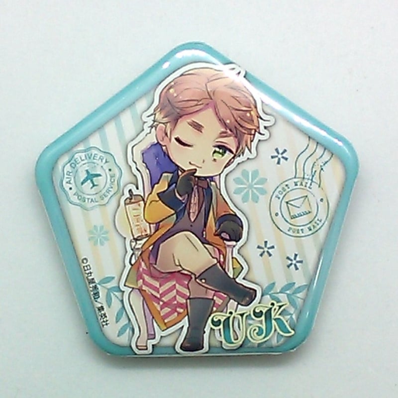 ヘタリア イギリス 五角形缶バッジ