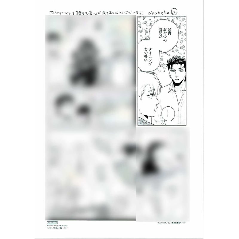 【特典】　akabeko  リーフレット  ペーパー　BL 特典】 akabeko リーフレット ペーパー BL 特典】 akabeko