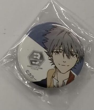 エヴァンゲリオン　エヴァストア　特典　非売品　10周年　缶バッジ　渚カヲル エヴァンゲリオン 渚カヲル エヴァンゲリオンストア TOKYO-01 10