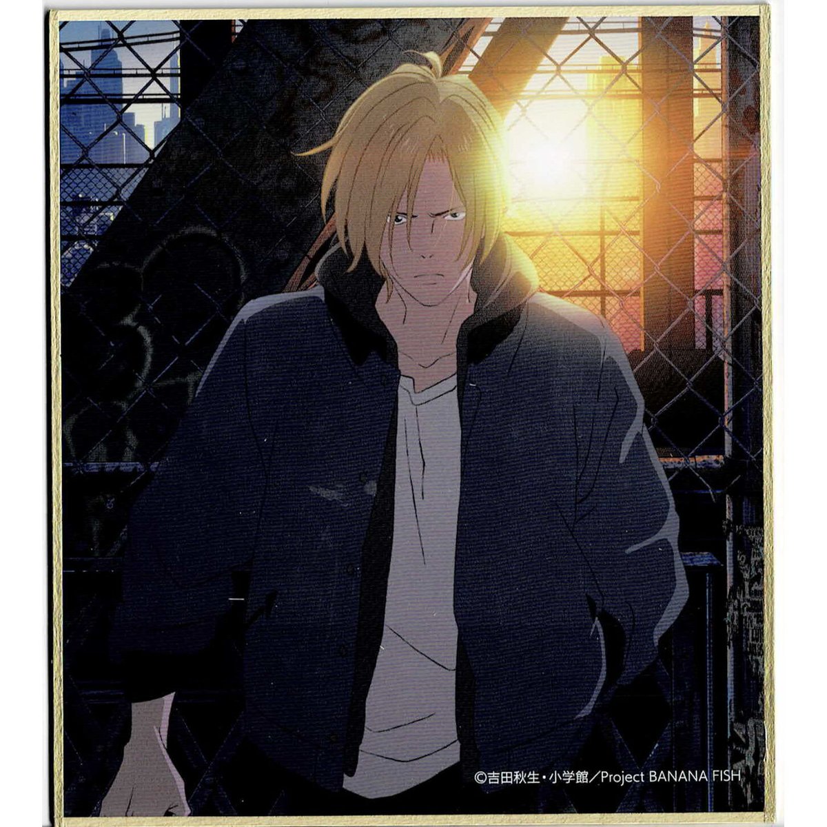 吉田秋生『BANANA FISH』 スタンド付き 色紙 アッシュ (金網) | K-BOOKS
