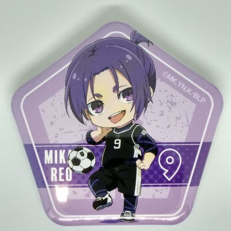 ブルーロック トレーディング 五角形缶バッジ 御影 玲王 | K-BOOKS