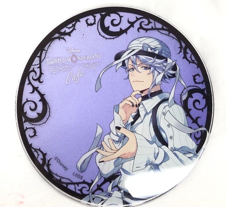 アクリルスタンドコースター ツイステカフェ　アズール・アーシェングロット ツイステッドワンダーランド ツイステ アズール・アーシェングロット