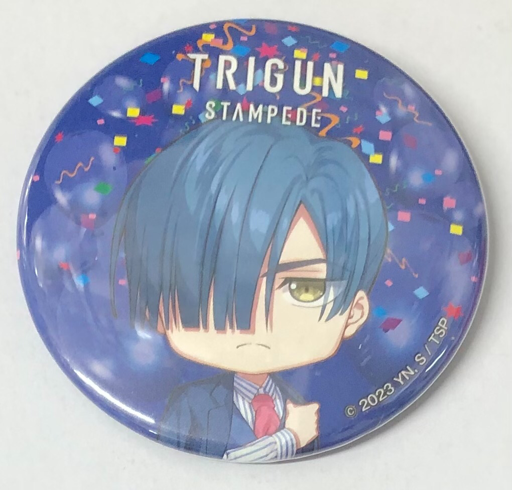 TRIGUN STAMPEDE』 カラオケの鉄人コラボ 缶バッジ レガート・ブルー