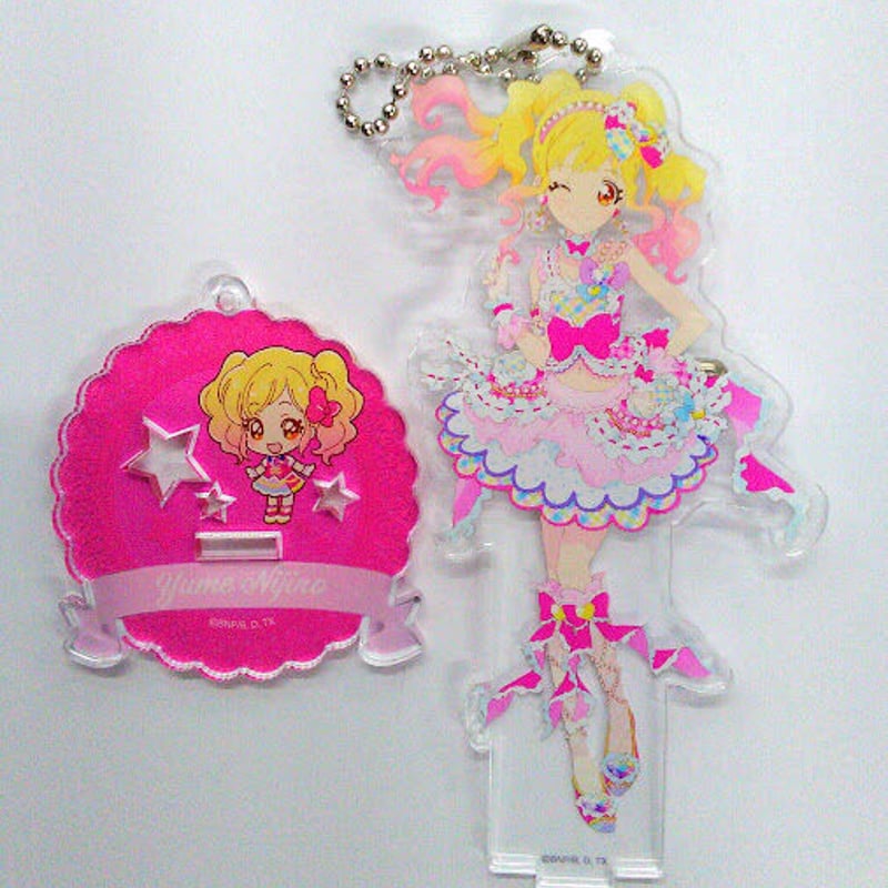 虹野ゆめ　アクリルバッジスタンドキーホルダー アイカツスターズ！ アクリルバッジスタンドキーホルダー 虹野ゆめ