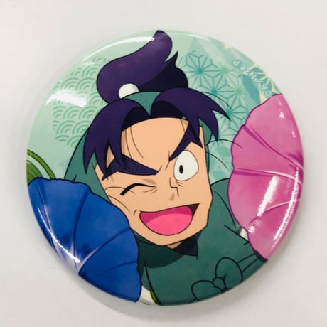 忍たま乱太郎　潮江文次郎　ダッシュストア　キャラバッジコレクション　お花