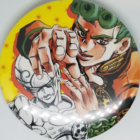 ジョジョの奇妙な冒険 脱出ゲーム 缶バッジ ジョルノ ジョジョの奇妙な冒険 脱出ゲーム 缶バッジ ジョルノ ジョジョの