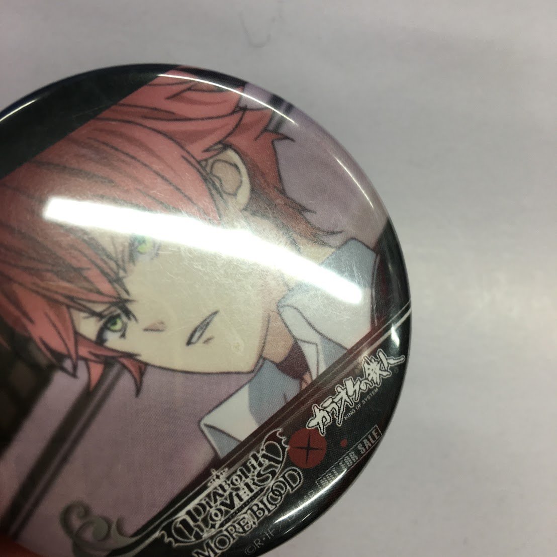 DIABOLIKLOVERS アヤト 缶バッジ 裏が全て画像2枚目の状態です キズ多数・裏サビ有】DIABOLIK LOVERS 逆巻アヤト 缶バッジ | K-BOOKS