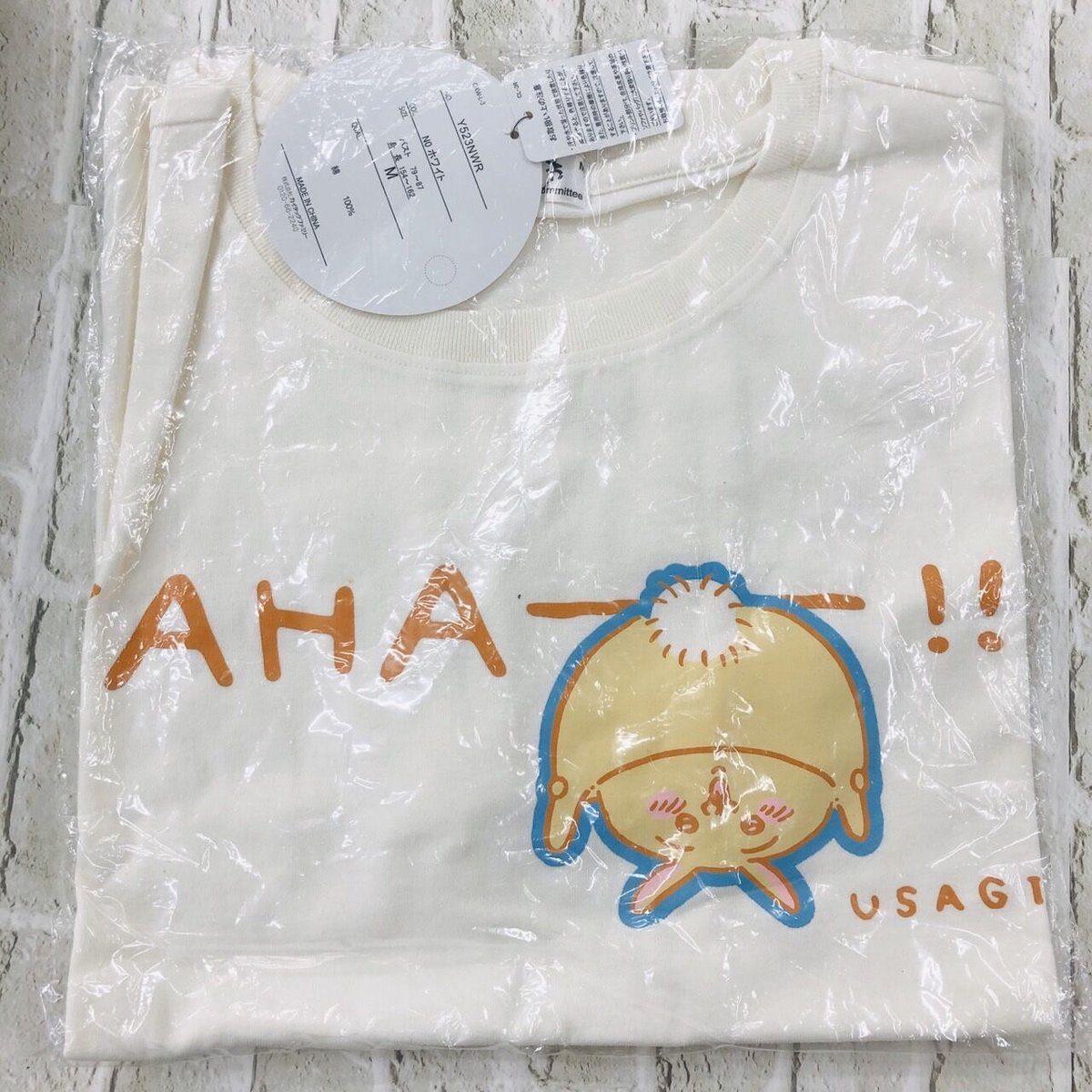 ちいかわ』 Tシャツ うさぎ （YAHA－！） レディースMサイズ | K-BOOKS