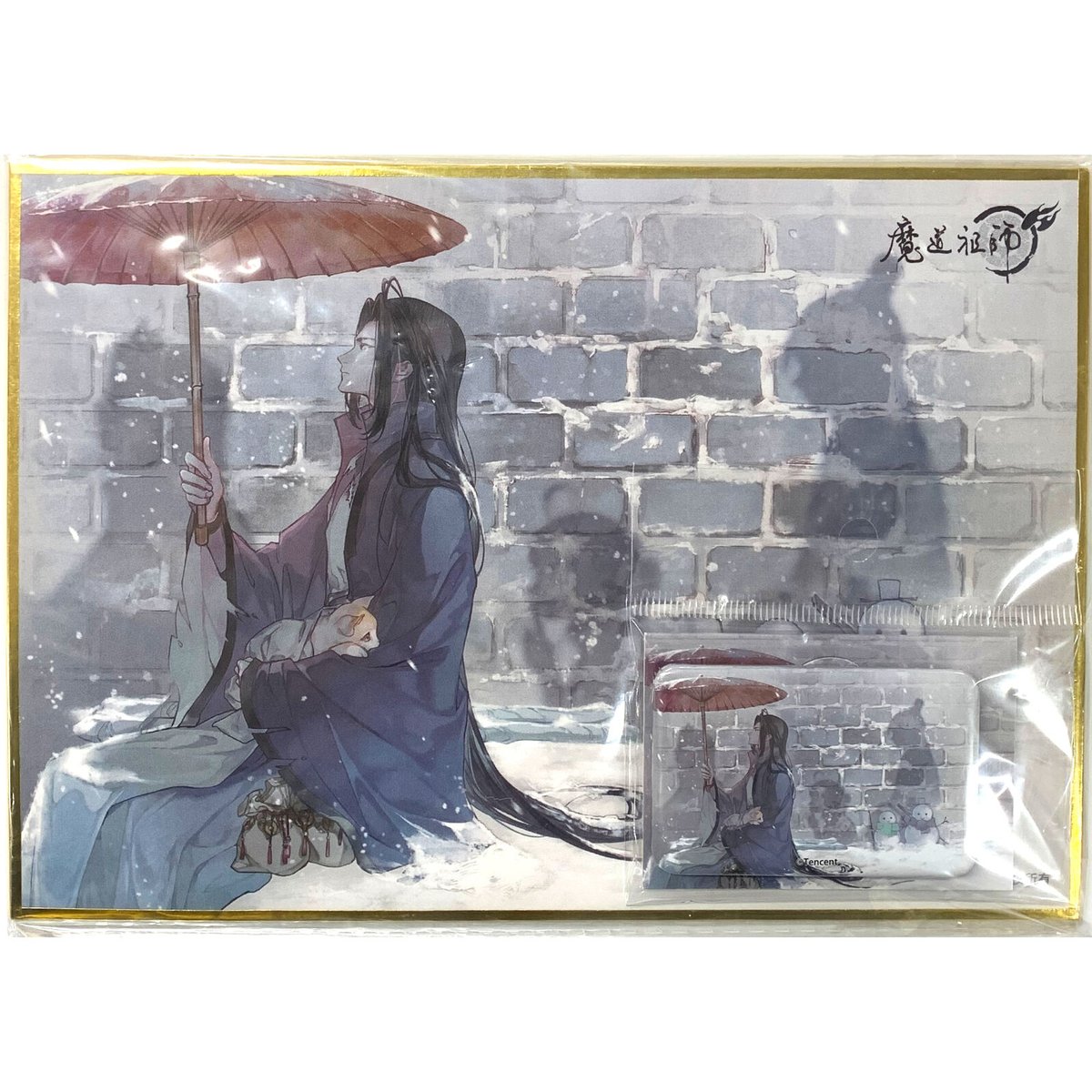 墨香銅臭『魔道祖師』 二十四節気(大雪) 色紙 缶バッジ【BLグッズ