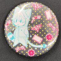 【傷み有り】天王寺ミオ　「ビッチ猫」　缶バッジ　【BLグッズ】