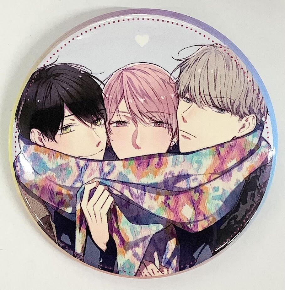 シアン 缶バッジ 楢島さち 『シアンとイエロー 』 原画展 缶バッジ【BLグッズ