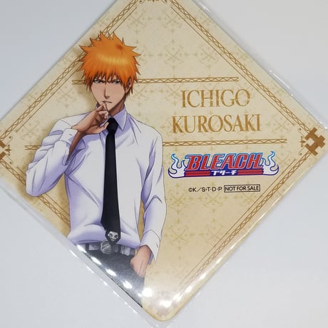 BLEACH 黒崎一護 コースター ☆ ブリーチ BLEACH.EX 原画展 イラストコースター 黒崎一護