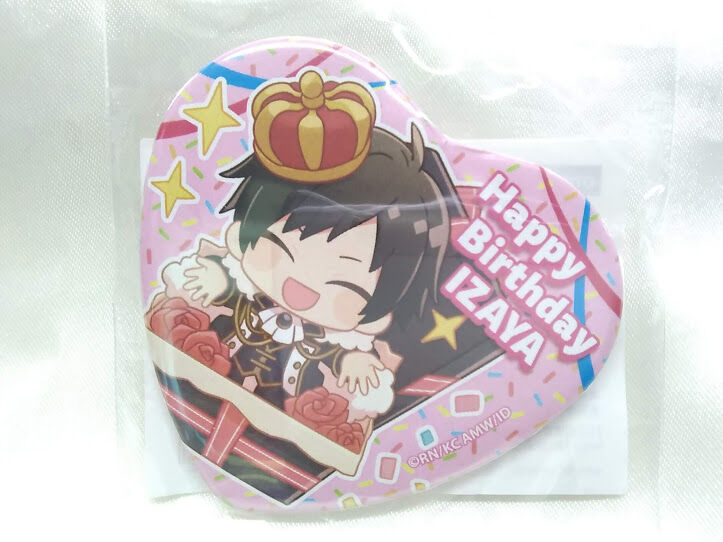 臨也　ハート缶バッジ　デュラララ ♡新品未開封 新品未開封】臨也 ハート缶バッジ デュラララ