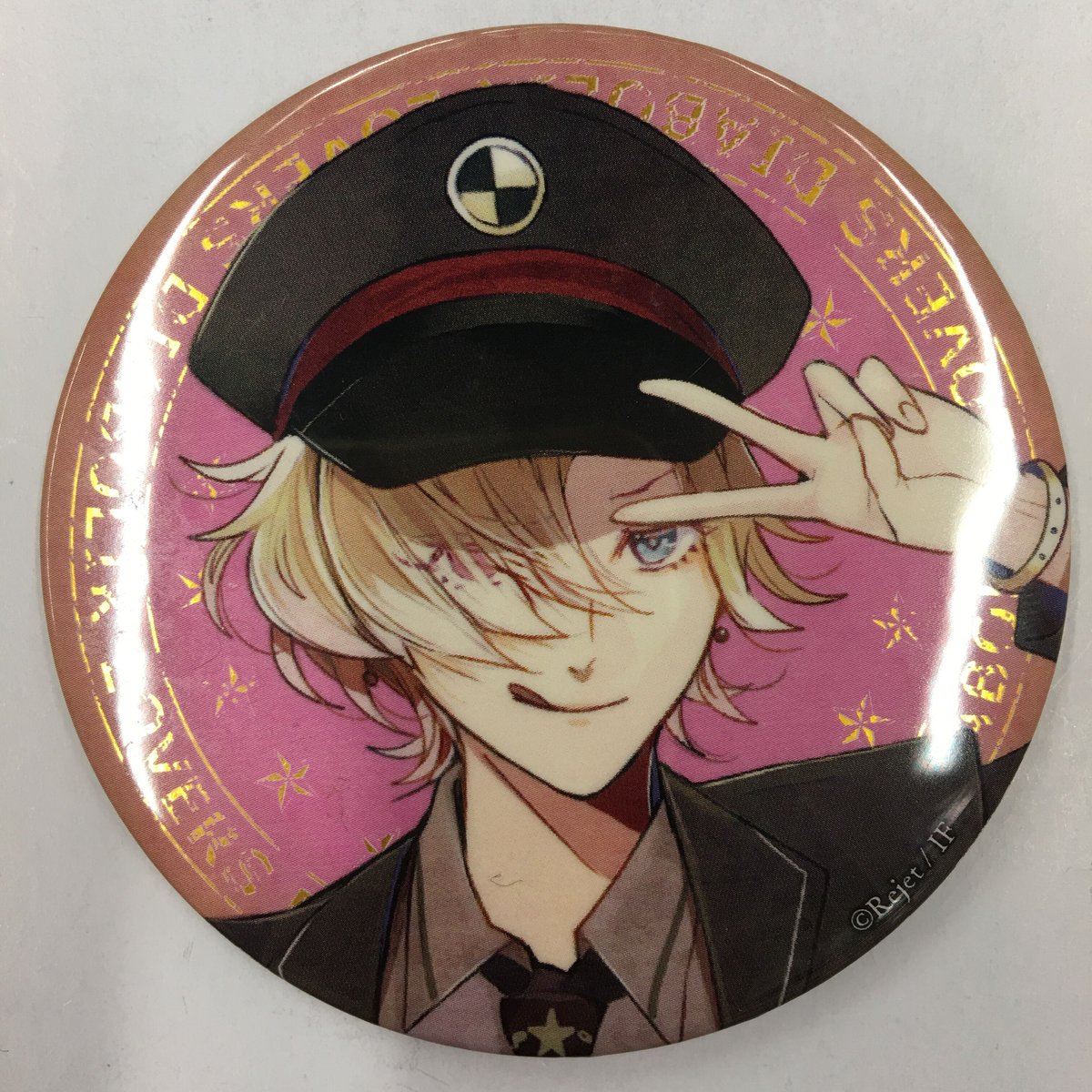 【イタミ有】DIABOLIK LOVERS　無神コウ　缶バッジ　ホロ