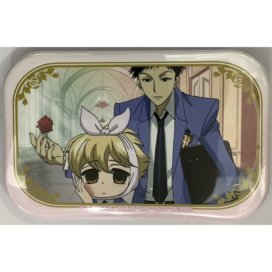 葉鳥ビスコ 『桜蘭高校ホスト部』 スクエア缶バッジ ハニー先輩 モリ