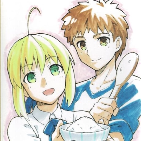 Fate fgo 衛宮士郎 DINING 複製ミニ色紙 衛宮士郎 | STORES Fate fgo