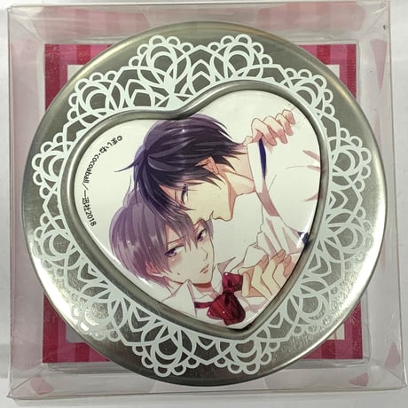 cocoaball  まいね　『僕らの恋と青春のすべて』　gateau SHOP　ハート型シール缶　【BLグッズ】