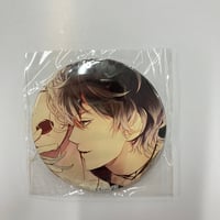 刀剣乱舞 とうらぶ 明石国行 スクエア缶バッジ 二周年祝画　2点セット 刀剣乱舞 とうらぶ 明石国行 スクエア缶バッジ 二周年祝画 2点
