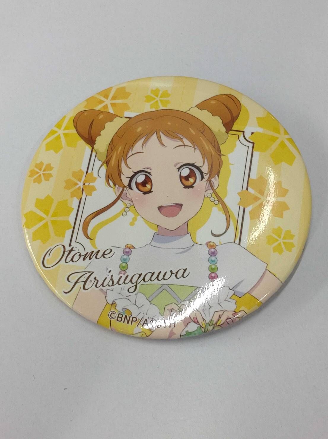 アイカツ AIKATSU8 ポップアップ 有栖川おとめ 缶バッジ ポストカード original