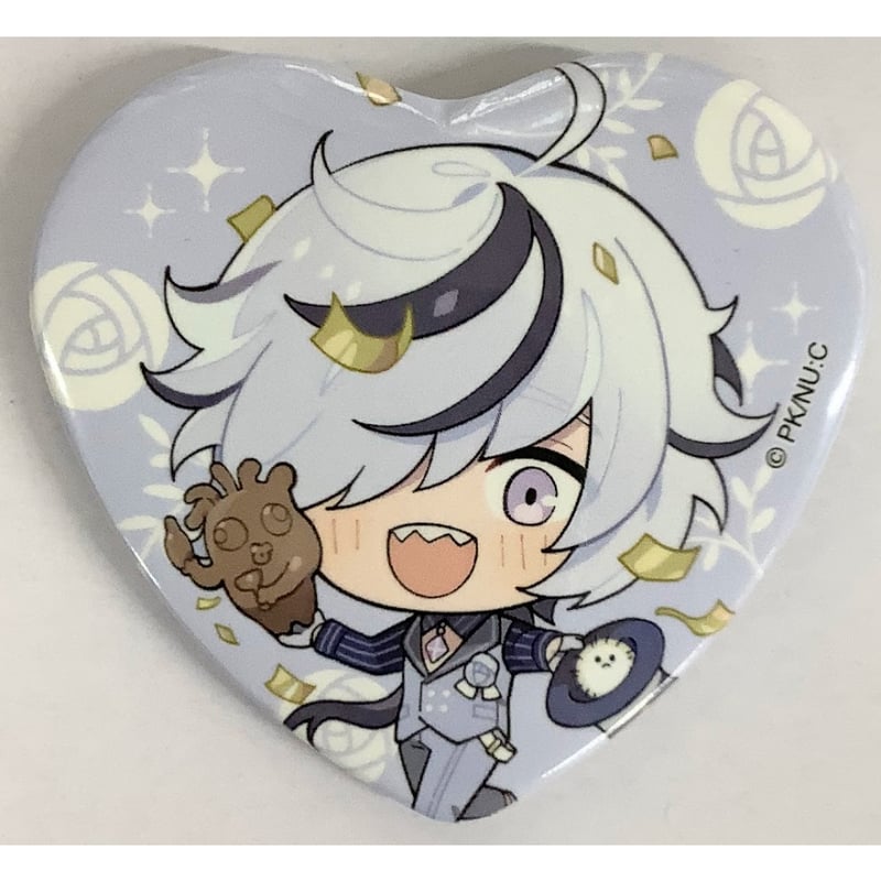 NUカーニバル ぬカニ アニメイトカフェ ハート缶バッジ【ブレイド】