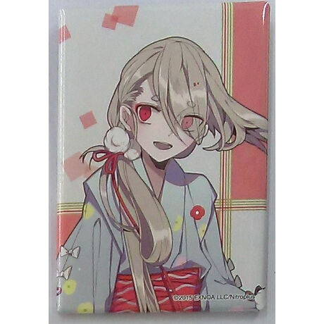 刀剣乱舞　一周年　祝画　スクエア缶バッジ　今剣 original