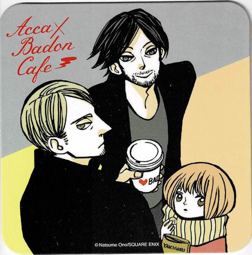オノ・ナツメ 『ACCA×BADON 』 コラボカフェ コースター ハート エルモ
