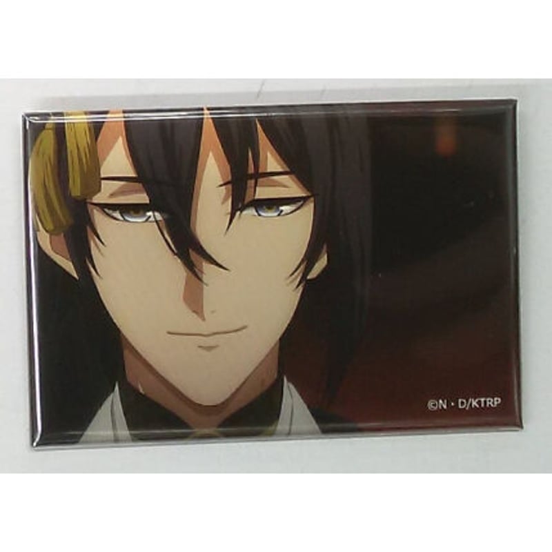 刀剣乱舞スクエア缶バッジ花丸ちびキャラ三日月