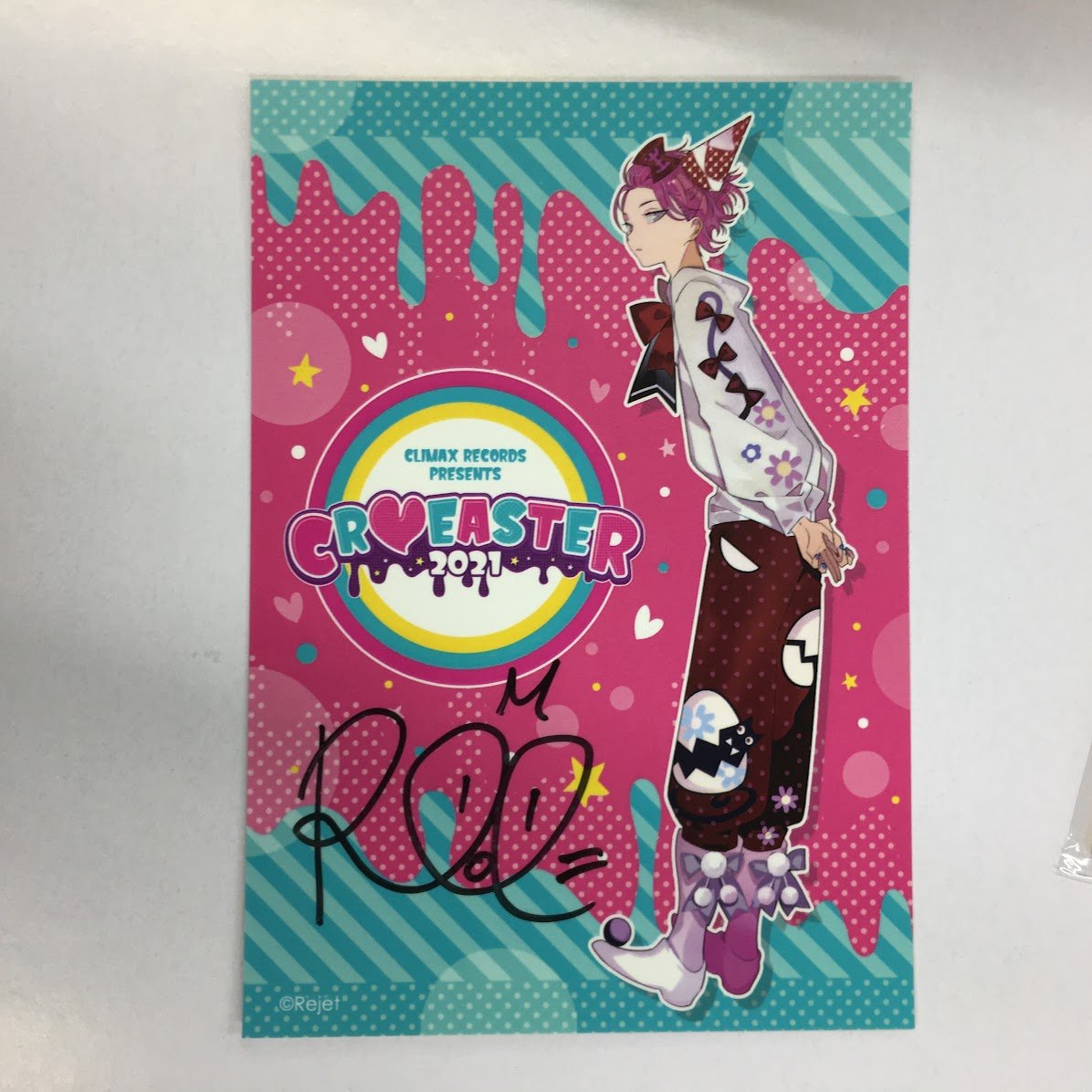 ディアヴォーカリスト ディアヴォ 直筆サイン入りポスター レオード