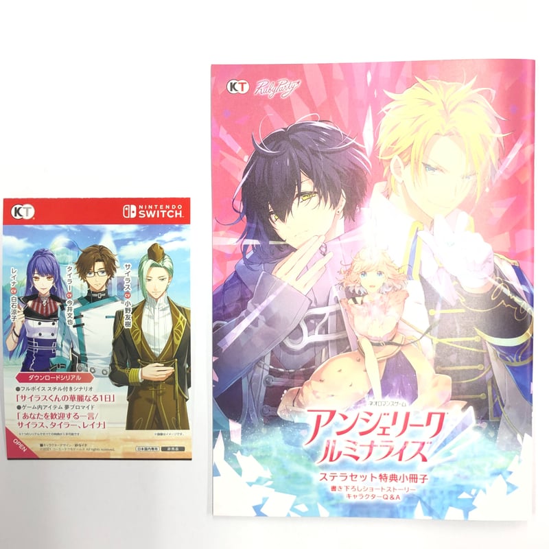 予約特典&女王候補心得付 アンジェリーク ルミナライズ ニンテンドー