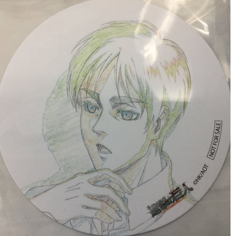 進撃の巨人 コミケ 限定 非売品 コースター WIT STUDIO 超貴重！ 進撃の巨人 リヴァイ コミケ97 非売品コースター 豪華4枚