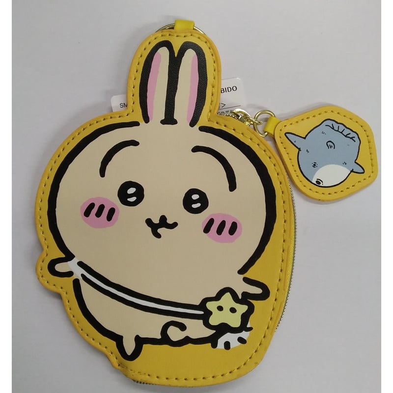 ちいかわ』しまむらコラボ ダイカットコインケース〈うさぎ〉※裏小さく