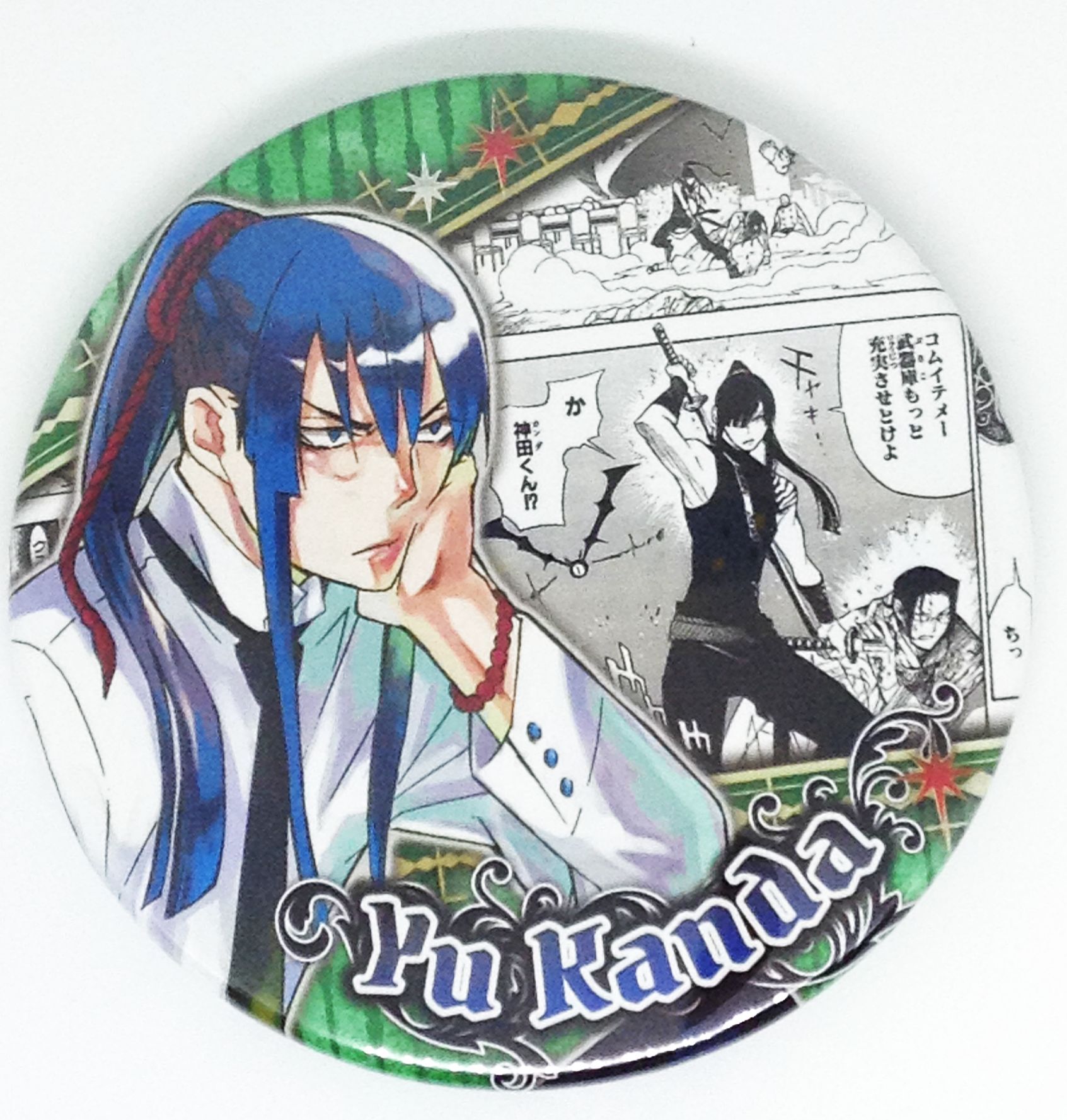 D.Gray-man　白銀バッジコレクション　缶バッジ　神田ユウ original