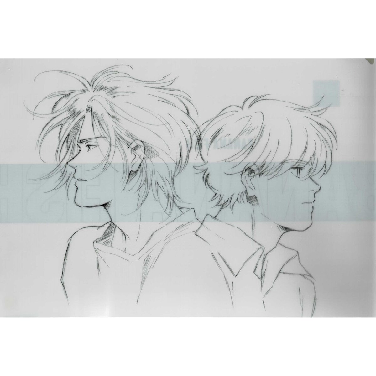吉田秋生『BANANA FISH』 原画展覧会 クリアファイル アッシュ＆英二