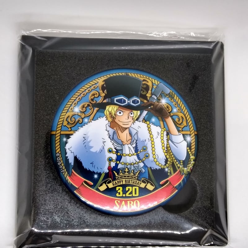 ワンピース onepiece サボ 缶バッジ ONE PIECE ブレイクタイム